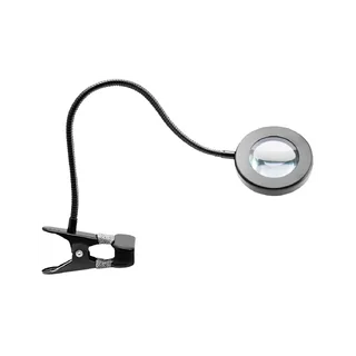 Suurennuslamppu Snake LED musta