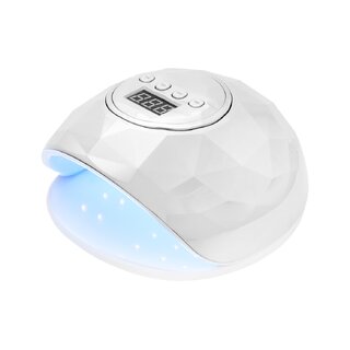UV LED Shiny 86W lamppu valkoinen/hopeinen helmi