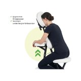 Energiahierontatuoli - valkoinen