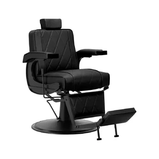 Miesten hiustenleikkaustuoli Hair System -parturituoli BM88066B musta