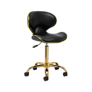 Ergonominen työtuolijakkara Q-4599G musta