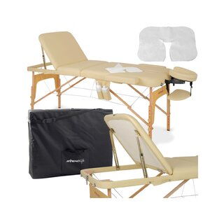 Kannettava hierontapöytä Bianca - Beige