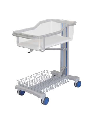 Vauvansänky neonatologiaan, Trendelenburg-asento, 90x47x97 cm, korilla