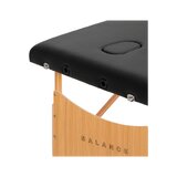 Taittuva hierontapöytä Balance puu 3-osainen musta