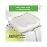 Kosmeettisten hoitojen tuoli, sähköinen Elara PRO 6P - valkoinen