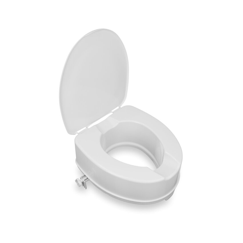 Korotettu wc-istuin kannella jopa 250 kg