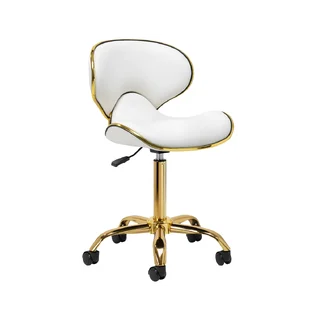 Ergonominen työtuolijakkara Q-4599G valkoinen