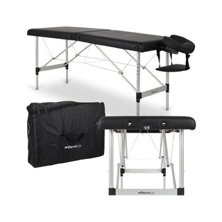 Kannettava hierontapöytä Nina Comfy Base K515 musta